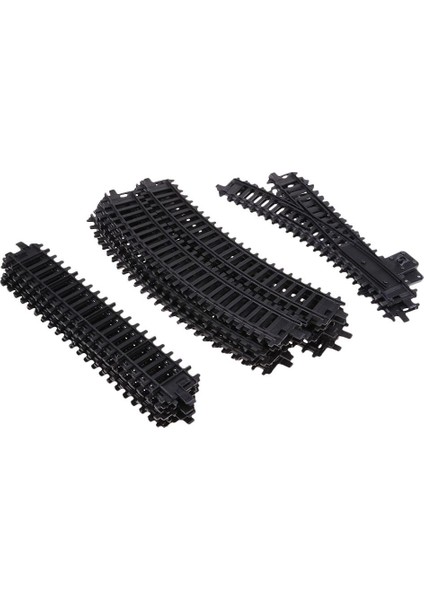 1/87 Plastik Model Demiryolu Tren Oyuncak Manzara Düzeni Düz/eğri Parçası (Yurt Dışından)