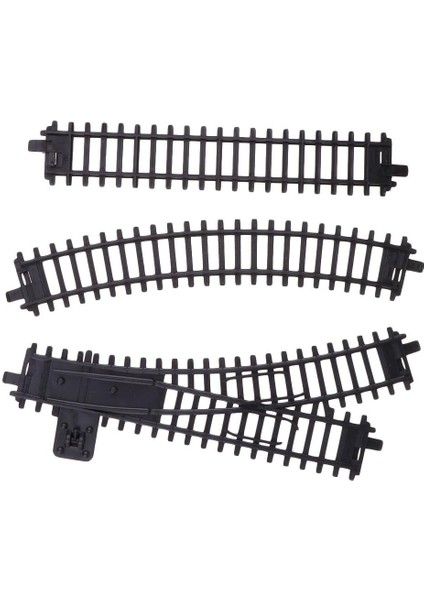 1/87 Plastik Model Demiryolu Tren Oyuncak Manzara Düzeni Düz/eğri Parçası (Yurt Dışından)
