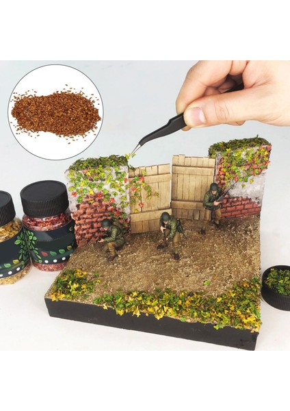 Model Demiryolu Bahçesi Bonsai Peri Bahçesi Için Simülasyon Minyatür Yaprak 33ML Turuncu Torbalı (Yurt Dışından)