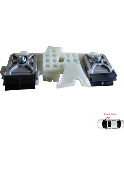 BWR1177 Ford Fiesta MK5 JH JD BE256 2001-2008 4/5 Kapı 2S61A23201 İçin Ön Sol Kapı Cam Kriko Tamir Klipsi