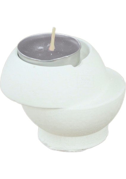 Şamdan Dekoratif Mumluk Şamdan Tealight ve Uzun Mum Uyumlu Kesik Model