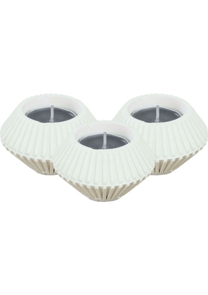 Şamdan Dekoratif Mumluk Şamdan Tealight Mum Uyumlu Elmas Model