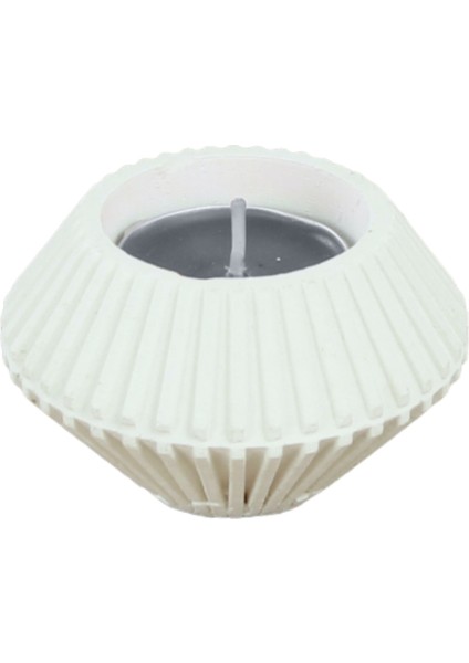 Şamdan Dekoratif Mumluk Şamdan Tealight Mum Uyumlu Elmas Model
