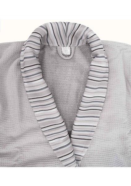 Limira 2li Set Gri Pamuk 1 Bornoz L-XL 1 Havlu 50x90 2237 fırsatları