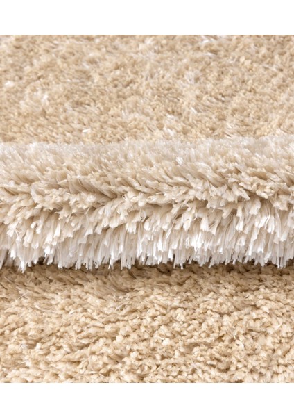 Douro Shaggy 2li Banyo Paspası Bej Kaydırmaz Taban 60 x 100 - 50 x 60 modelleri