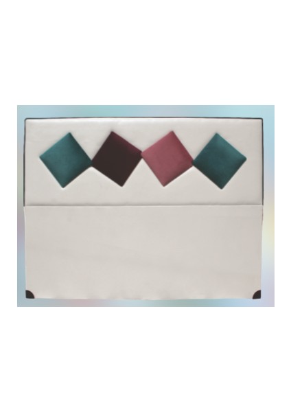 Başlık Alc Elit Model 90CM Baby Face Kumaş Modern Kapitone Krem Yeşil Renk El Yapımı fiyatları