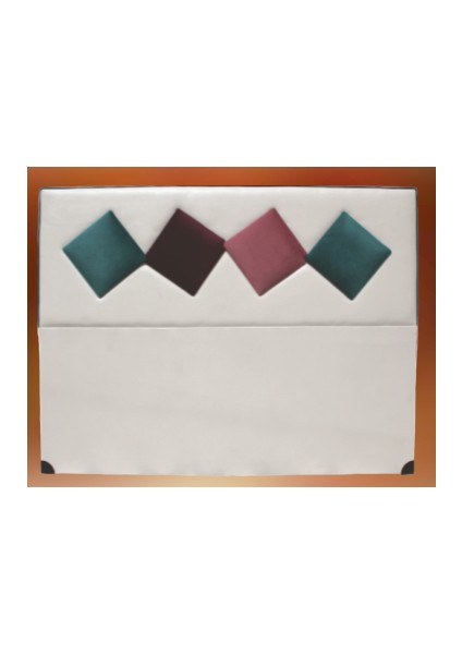 Başlık Alc Elit Model 90CM Baby Face Kumaş Modern Kapitone Krem Yeşil Renk El Yapımı modelleri