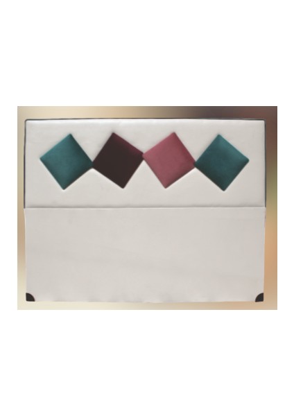 Başlık Alc Elit Model 90CM Baby Face Kumaş Modern Kapitone Krem Yeşil Renk El Yapımı indirimleri