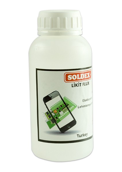 Soldex Sr-33 (SR-3302) Temizlik Gerektirmeyen Sıvı Flux 250 ml Dikkat