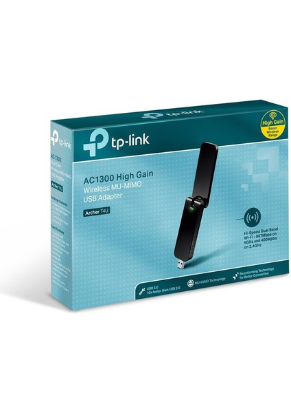 Tp-Lınk Archer T4U 1300 Mbps Dual Band Wıfı Adaptör