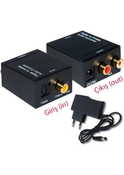Optik Rca Çevirici Dijital Analog Çevirici