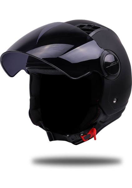 Aırflow Mat Siyah Kask Siyah Cam