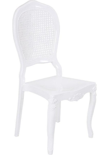 Diva Sandalye A Modeli (2 Adet) Beyaz