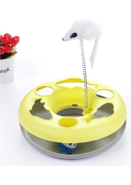 Yaylı Fareli Dönen Toplu Kedi Oyuncağı modelleri