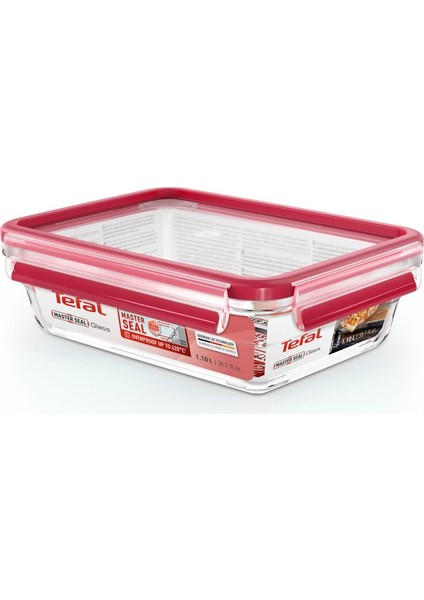 N10409 Masterseal Fırınlanabilir Cam Saklama Kabı 1,1 L - 3110600756