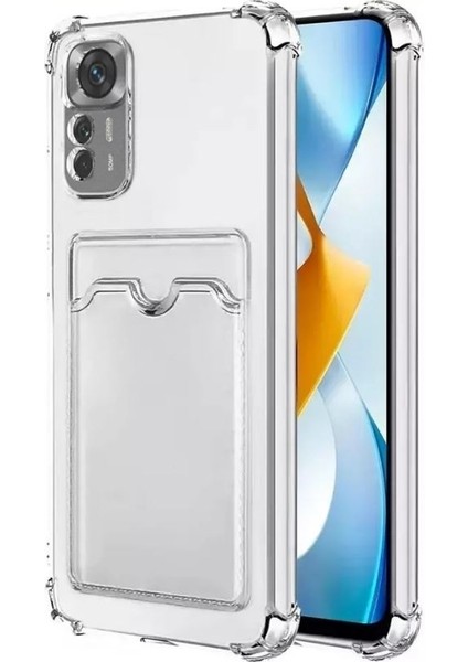 Xiaomi 12T Kılıf Silikon Kartlıklı Kamera Korumalı + Ekran Koruyucu