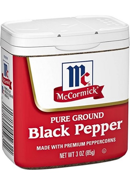 Pure Ground Black Pepper 3 Oz 85 G