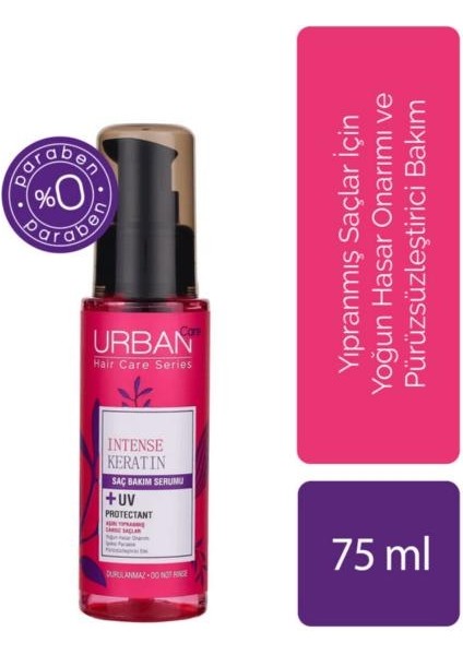Intense And Keratin Saç Bakım Serumu 75 ml