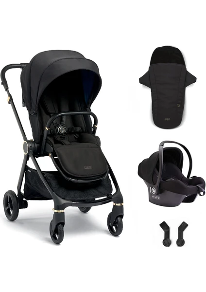 Mamas Papas Strada Cosmo Travel Sistem Bebek Arabası Black Diamond