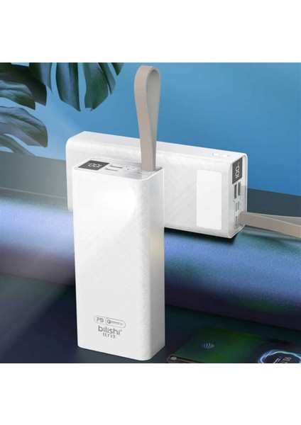 30000 Mah Powerbank Ledışıklı Büyük Kapasite