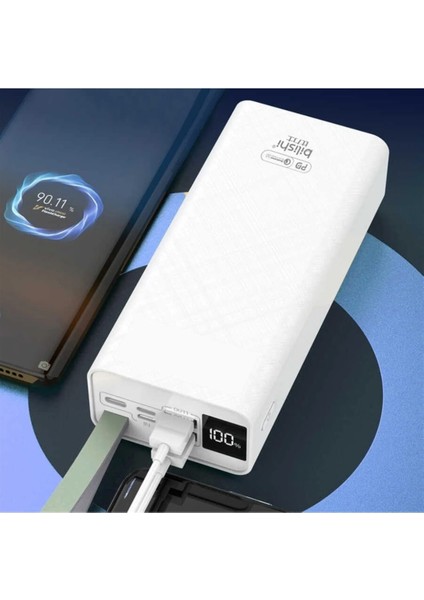 30000 Mah Powerbank Ledışıklı Büyük Kapasite