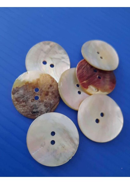 düğme doğal sedef 2 cm 1 paket 10 adet