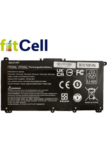 Hp 15-DA2085NT 1S7Y6EA Notebook Bataryası