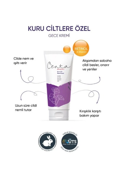Kuru Ciltlere Özel Gece Kremi 50ML