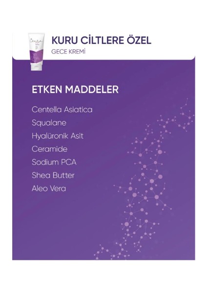 Kuru Ciltlere Özel Gece Kremi 50ML fırsatları
