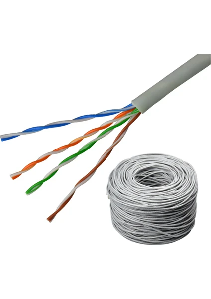 Hiitachi CAT6E 305 Metre 23AWG 0.57MM Ethernet Lan Kablosu