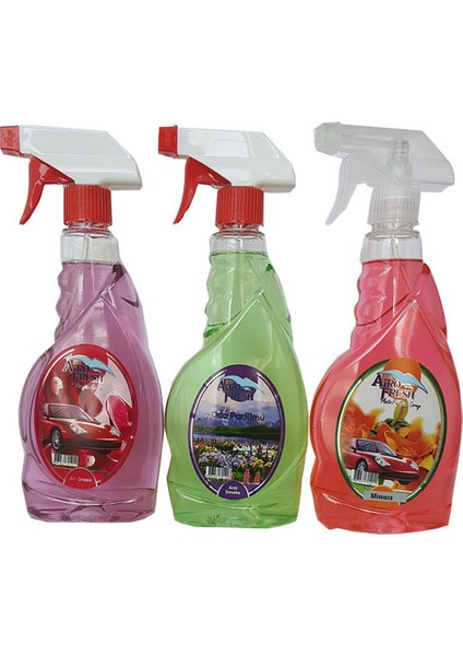Oda, Ofis, Araç, Otel Parfümü 500 ml 3 Adet Koku