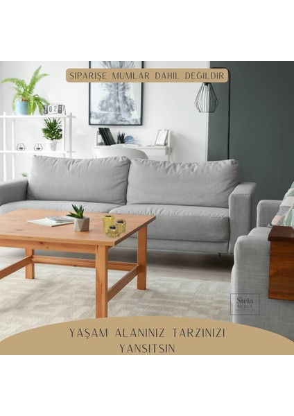 Şamdan Dekoratif Mumluk Şamdan Set 3 Lü (Üçlü) Tealight Uyumlu Erimiş Mum 3 Boy Model