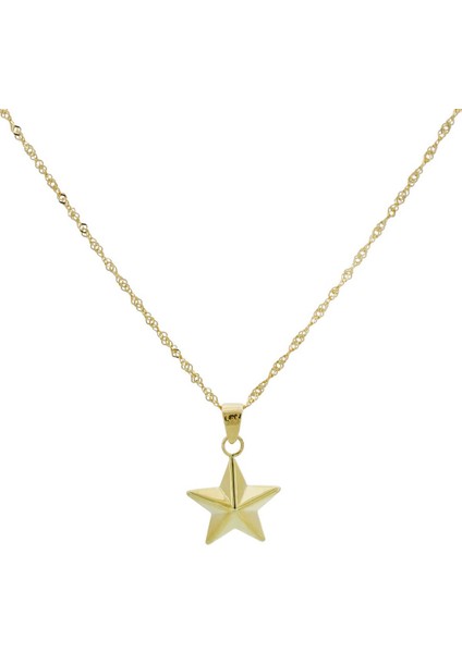 Altın Yıldız Kolye