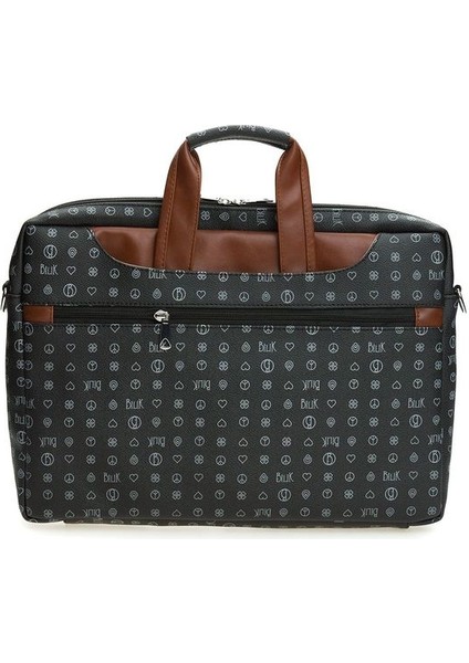 Monogram Siyah/taba Unisex Laptop & Evrak Çantası Brıefcase-Mg modelleri