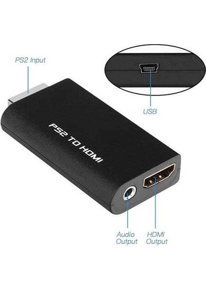 Ps2 To HDMI Tv Kablosu Çevirici Dönüştürücü Adaptör fırsatları