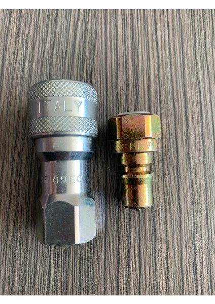 Hızlı Kaplin Hnv 18 Gas B Pirinç Dişi 1/8" x 1/8" Bspp Viton Conta