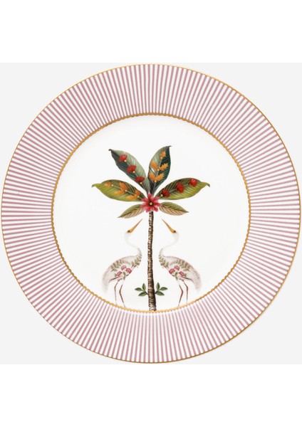 La Majorelle Pembe Porselen Kahvaltı Tabağı 21 cm