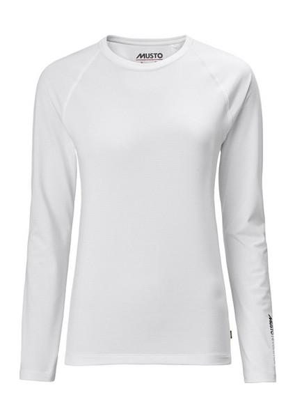 Evo Sunblock Ls Tee 2.0 Fw MUS.81162 White Kadın T-Shirtler