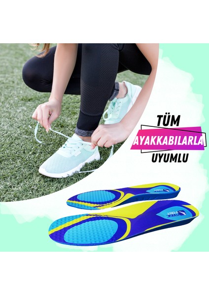 Magic Foot Work Energy iş Tabanlığı - Ortopedik Tabanlık - Uzun Süreler Ayakta Çalışanlar için - Rahat Tabanlık -  Darbe Emici Özellikli - High Memory Foam Teknolojisi - Kadın Ayakkabı iç Tabanlığı