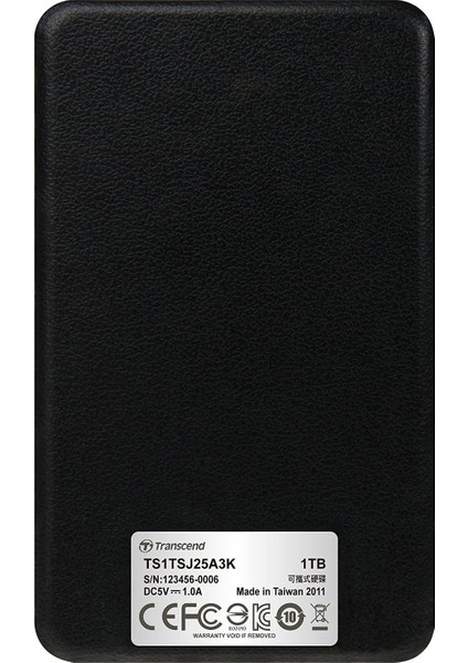 25A3K Storejet 1tb USB 3.1 A3 2.5'' Taşınabilir HDD