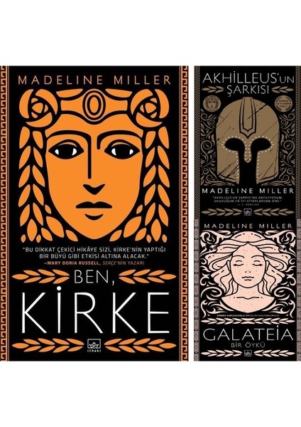 Ben- Kirke - Akhilleus'un Şarkısı - Galateia - 3 Kitap Set - Madeline Miller