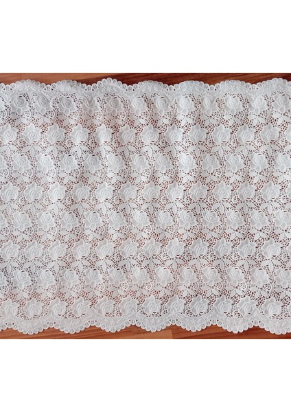 Pvc Dantel Kaymaz Raf Dolap ve Çekmece Örtüsü/ Ölçü: 50 cm x 5 mt Serpme Çiçek 🌺