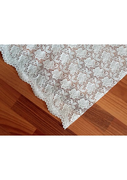 Pvc Dantel Kaymaz Raf Dolap ve Çekmece Örtüsü/ Ölçü: 50 cm x 5 mt Serpme Çiçek 🌺