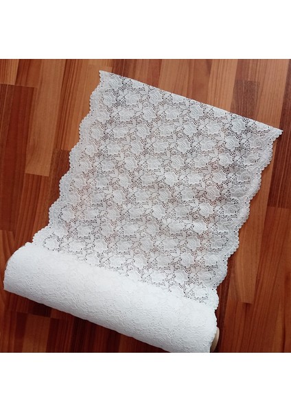 Pvc Dantel Kaymaz Raf Dolap ve Çekmece Örtüsü/ Ölçü: 50 cm x 5 mt Serpme Çiçek 🌺