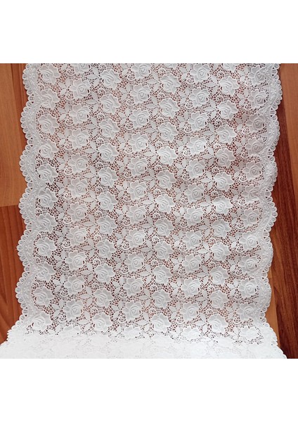 Pvc Dantel Kaymaz Raf Dolap ve Çekmece Örtüsü/ Ölçü: 50 cm x 5 mt Serpme Çiçek 🌺