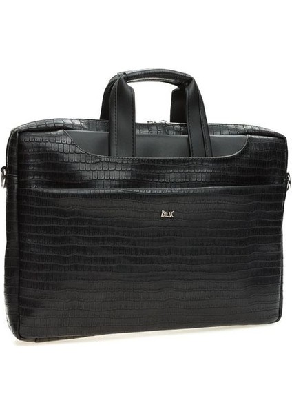 Siyah Kroko Unisex Laptop & Evrak Çantası Brıefcase fiyatları