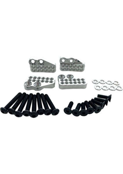 Gözenekli Bit Ön Arka Amortisör Sabit Braketi 1/10 Rc Araba Aksesuarları Gümüş (Yurt Dışından) modelleri