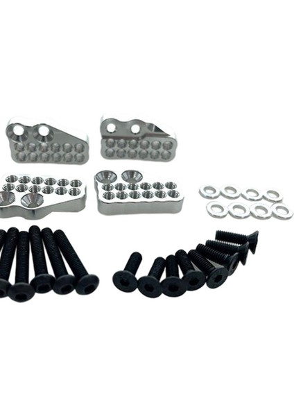 Gözenekli Bit Ön Arka Amortisör Sabit Braketi 1/10 Rc Araba Aksesuarları Gümüş (Yurt Dışından) fırsatları