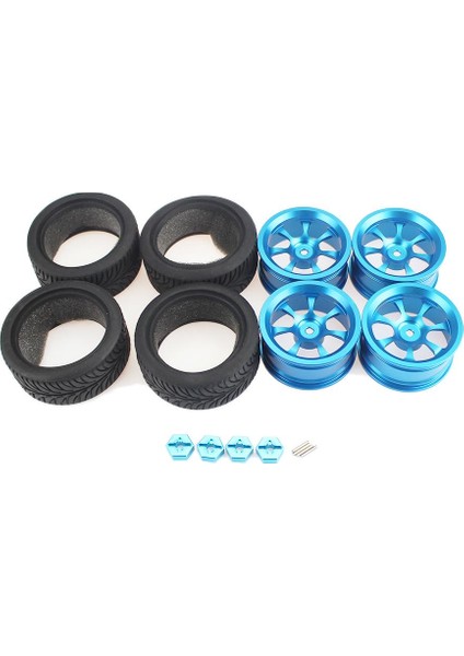 4pcs Alüminyum 12MM Altı Hubs Tekerlek Adaptörleri Wltoys Için Kauçuk Lastik ve Metal Mandal (Yurt Dışından) fırsatları