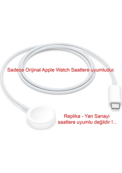 Apple Watch Manyetik Şarj Cihazı 1 / 2 / 3 / 4 / 5 / 6 / 7 / 8 / Se Type-C Şarj Aleti Manyetik Şarj Kablosu